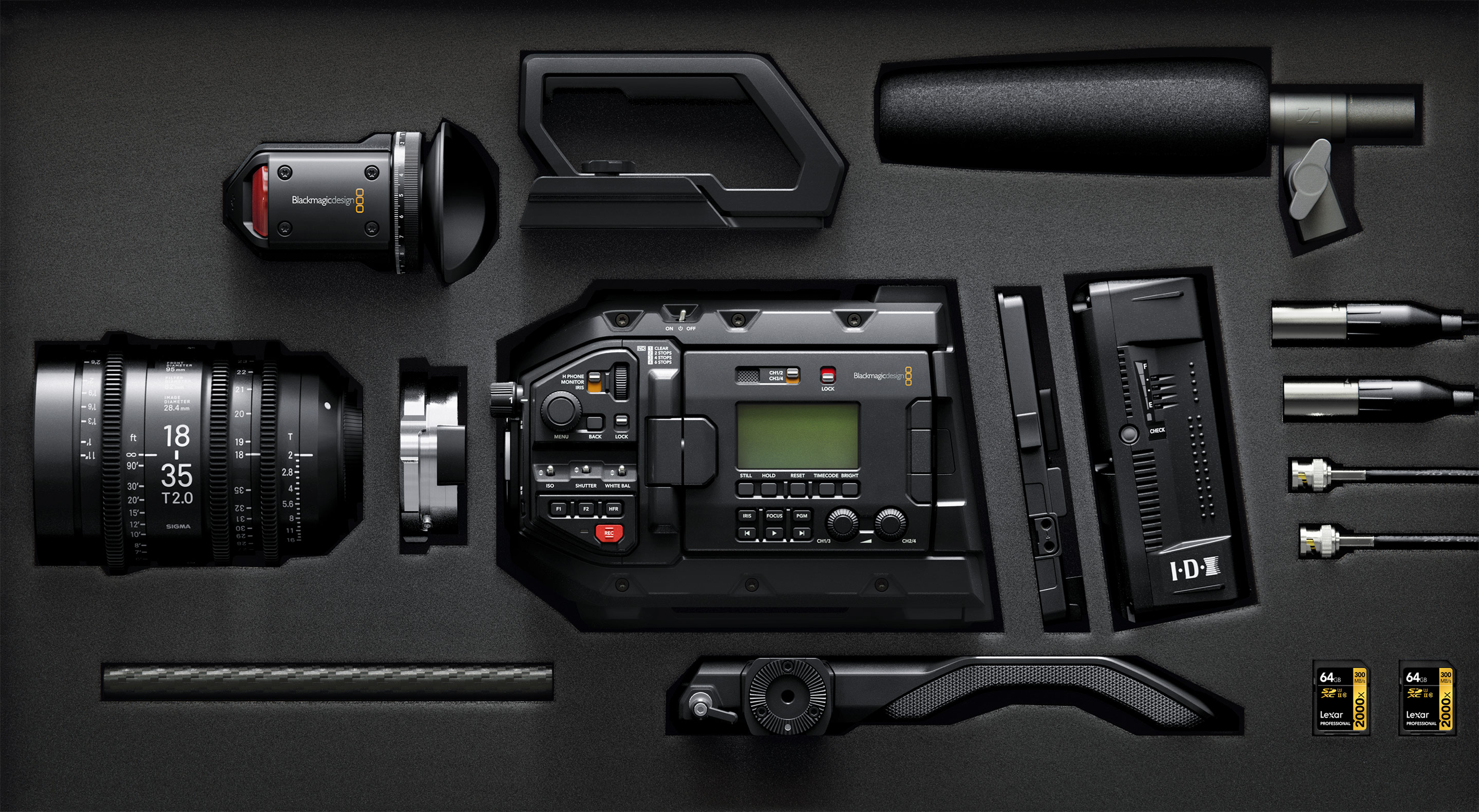 Blackmagic URSA Mini Pro超35mm全幅4K電(diàn)影級攝影機